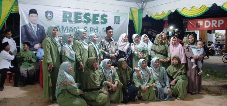 Reses DPRD Kepri, Aman Tampung Keluhan Warga Bengkong Batam soal Sulitnya Cari Kerja hingga Banjir